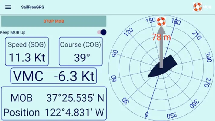 SailFreeGPS android App screenshot 3